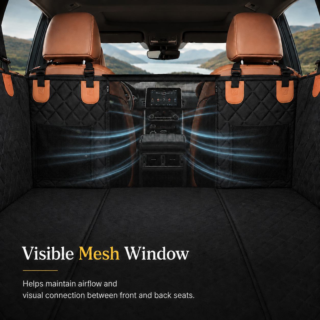 RoadTuck SeatSpan - Hard-Bottom Dog Backseat Extender