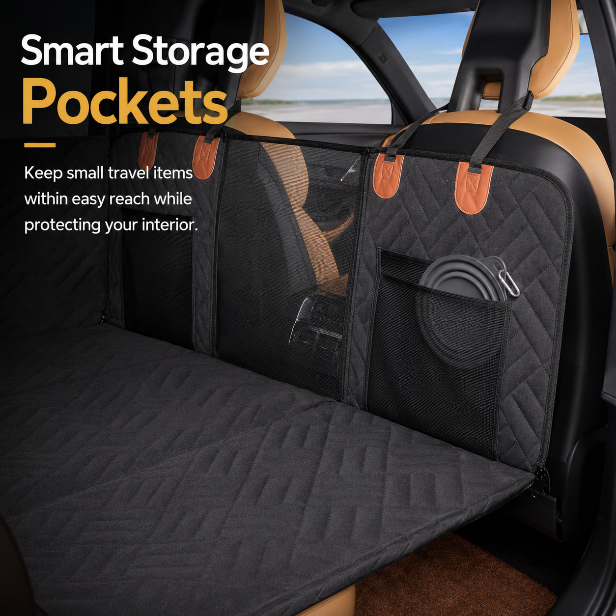 RoadTuck SeatSpan - Hard-Bottom Dog Backseat Extender